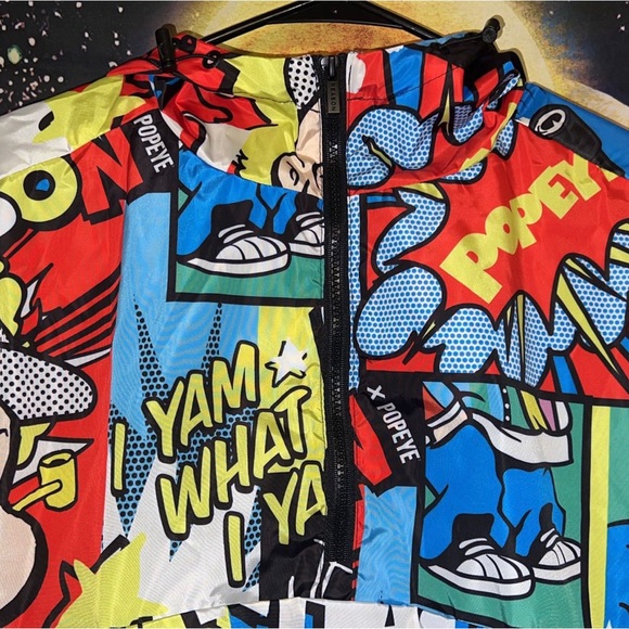 Men’s Medium Reason Popeye Exclusive Collab Jacket For Sale NWT - Picture 2 of 6